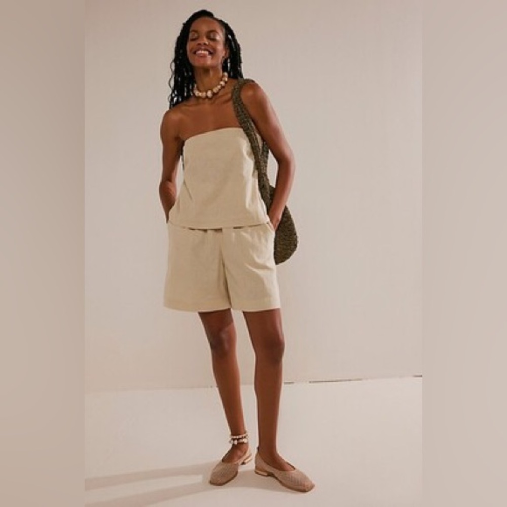 Free People Cream Women's Set